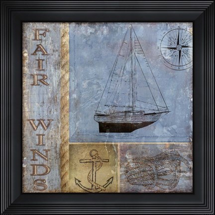 Framed Fair Winds Print
