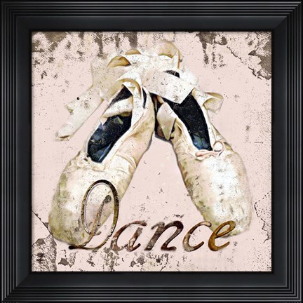 Framed Dance Shoes Print