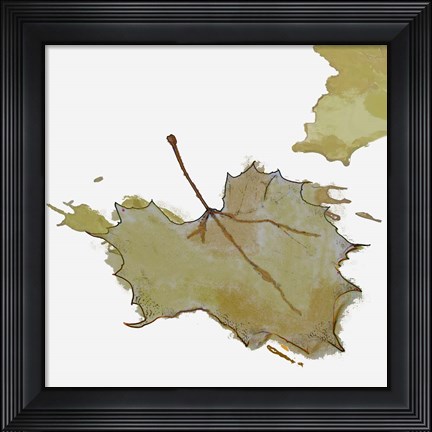 Framed Fall Leaf 2 Print