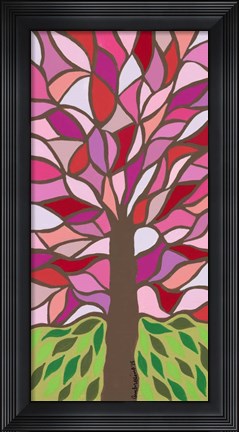 Framed Tree of Life - Pink Print