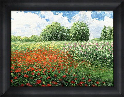 Framed Impressionists Garden Print