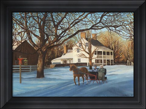 Framed Memories of Christmas Past Print