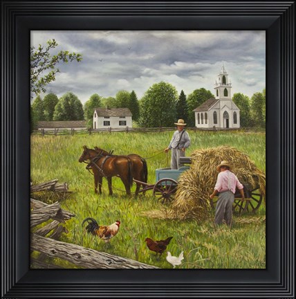Framed Hay Print