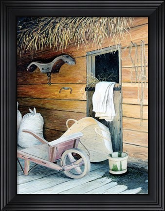 Framed In the Barn Print