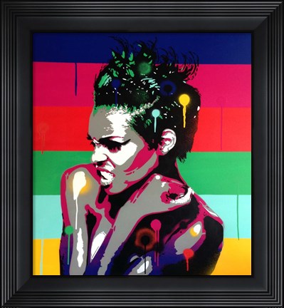 Framed Afro Punk 1 Print
