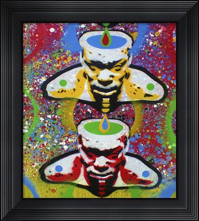 Framed Brain Soup 1 Print