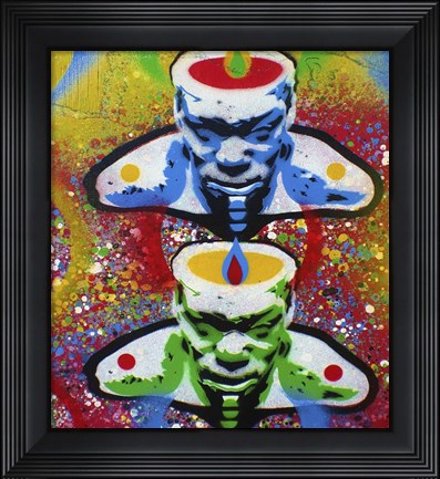 Framed Brain Soup 2 Print