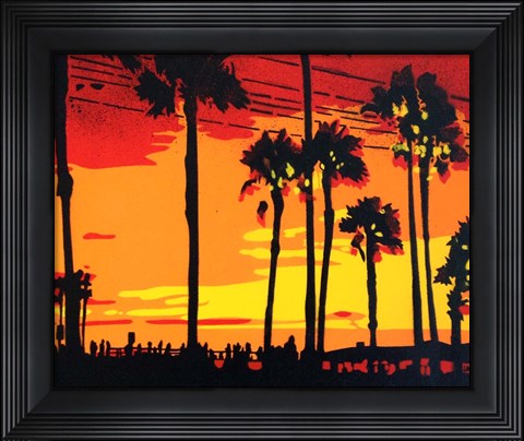 Framed California Sunrise Print