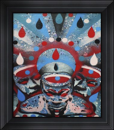 Framed Teardrops Print