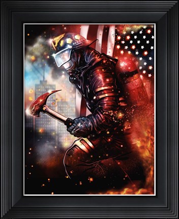 Framed Hero I Print