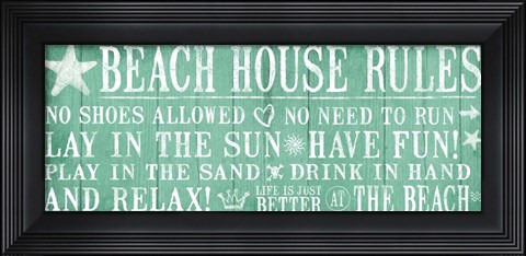 Framed Beach 3 Print