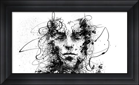 Framed Inkface Print