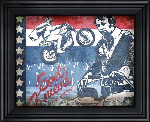 Framed Evel Print