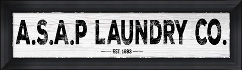 Framed ASAP Laundry Print
