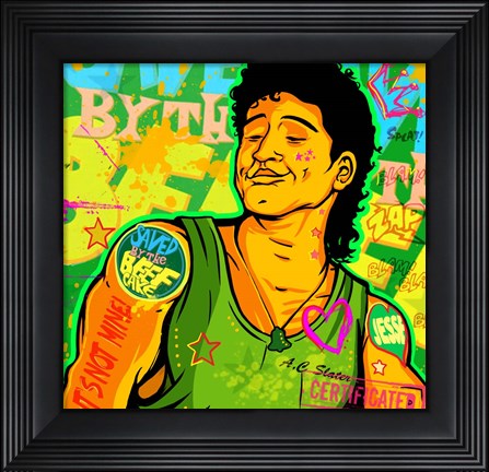 Framed AC Slater Print
