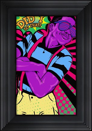 Framed Steve Urkel Print