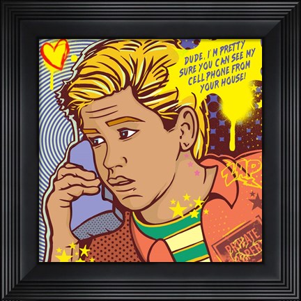 Framed Zach 1 Print