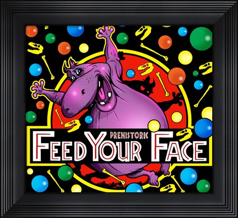 Framed Feed Your Face Print