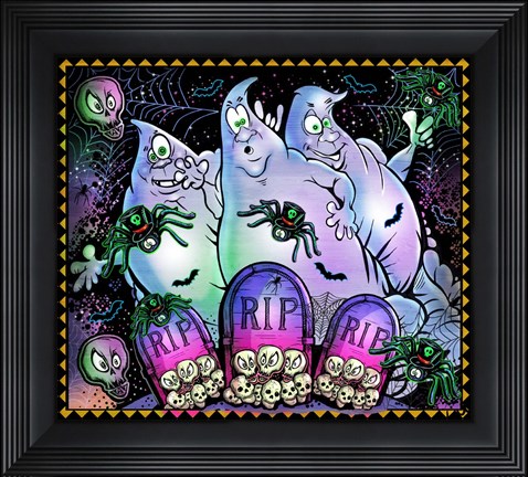 Framed Three Ghosts Print