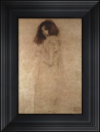 Framed Portrait of a Young Woman, 1896-97 Print