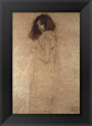 Framed Portrait of a Young Woman, 1896-97 Print