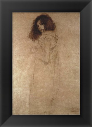 Framed Portrait of a Young Woman, 1896-97 Print