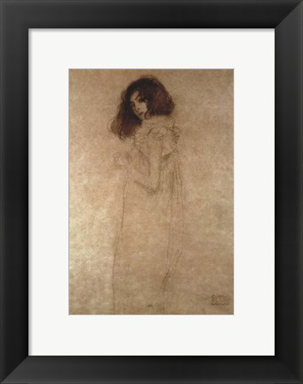 Framed Portrait of a Young Woman, 1896-97 Print