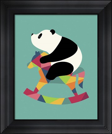 Framed Rock On Print