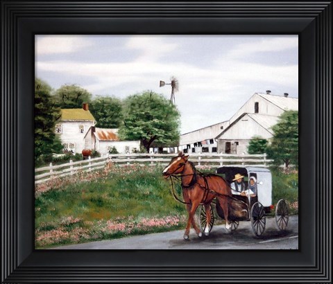 Framed Amish Country 1 Print