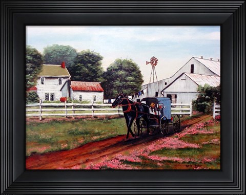 Framed Amish Country 2 Print