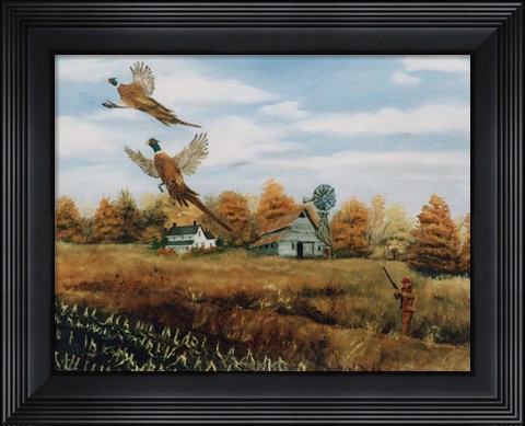 Framed South Dakota Print