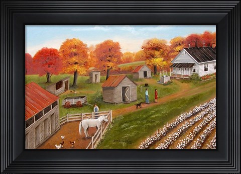 Framed Old Homeplace Print