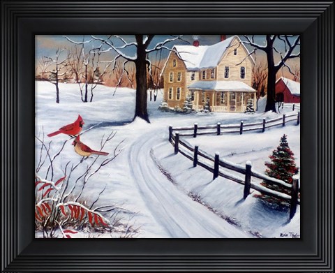 Framed Heather Brook Print