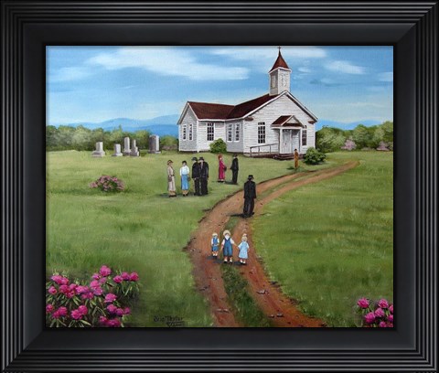 Framed Church Unknown Print