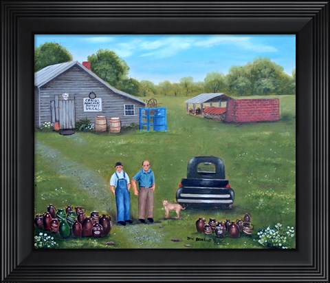Framed Craig&#39;s Pottery Shop Print