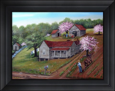 Framed Mosteller Homeplace Print