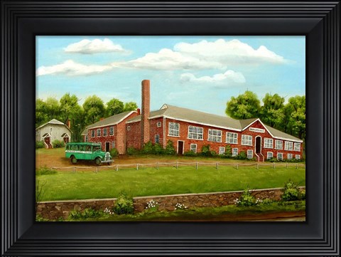 Framed Banoak High 1930s Print