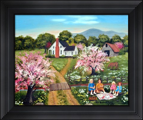 Framed Tea Party Print