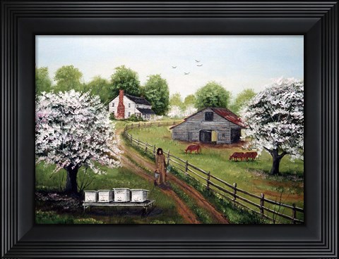 Framed Beekeeper Print