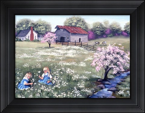 Framed Idylls of Summer Print