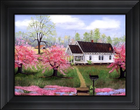 Framed Mom and Dad&#39;s in Spring Print