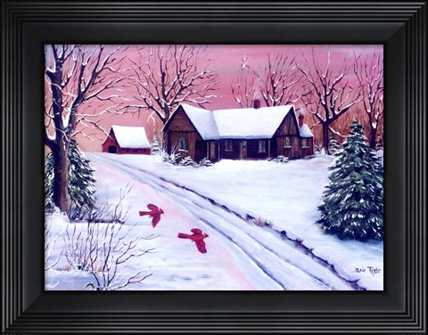 Framed Red Dawn Print
