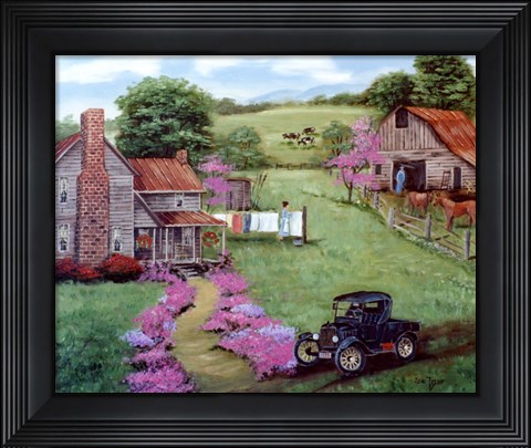 Framed Rural Roots Print