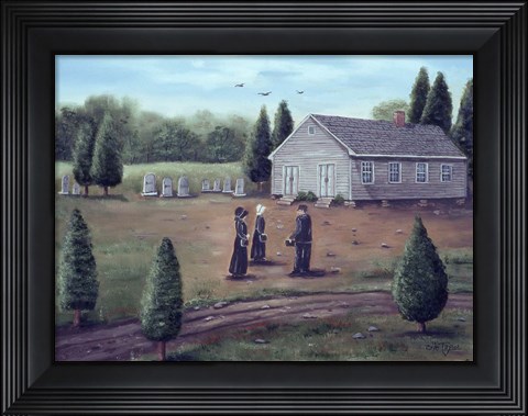 Framed Cedar Grove Church Print