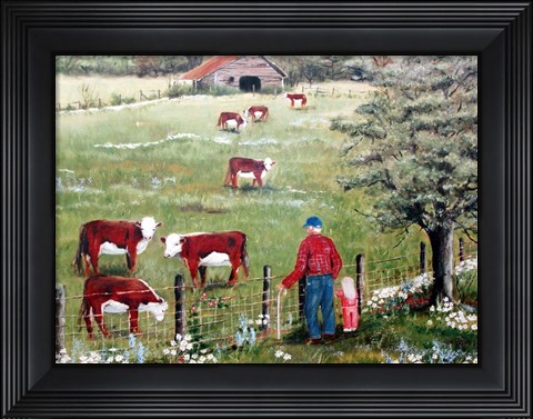 Framed Grandpa Martin Print