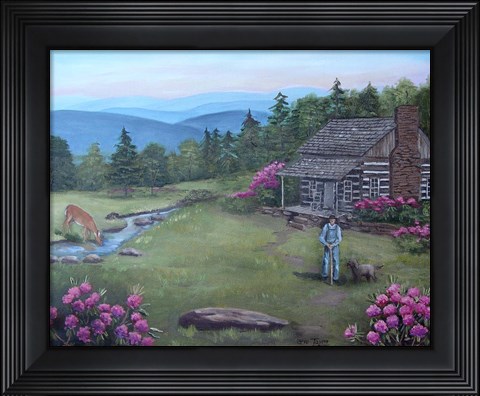 Framed Mountain Life Print