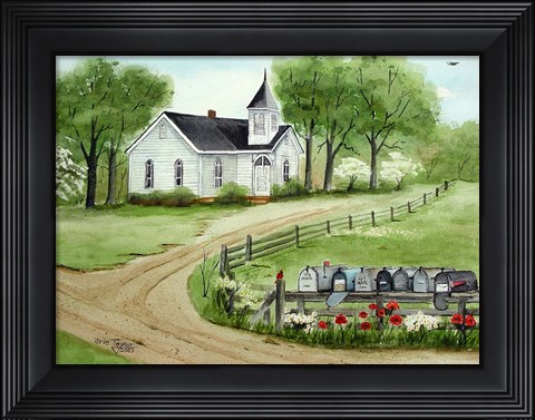 Framed Plateau Methodist 2 Print