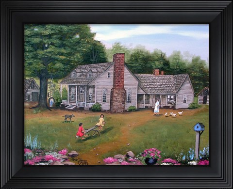 Framed Smith Place Seesawing Print