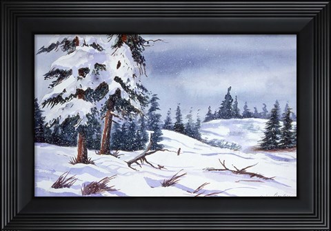 Framed Snow Print