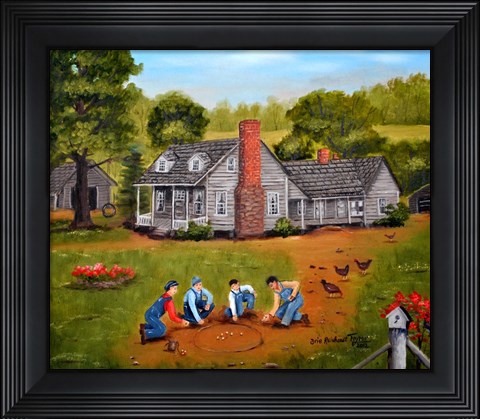 Framed Playing for Keeps Print